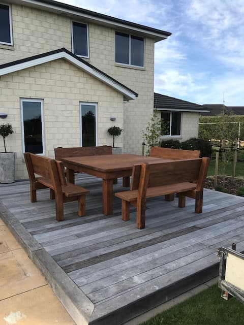 Ladbrooks Square Table & Pews — photo 4 of 6