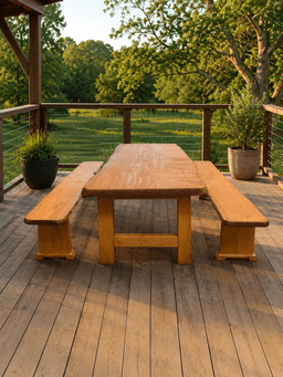 Macrocarpa Dining Table — Lincoln Slab & Forms — photo 1 of 2