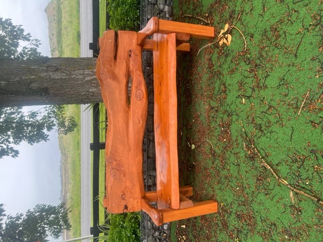 Rustic Slab Pews
